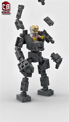 LEGO D25 Mech Frame Satisfying Build LEGO MOC #shorts #lego #legomoc #crixbrix