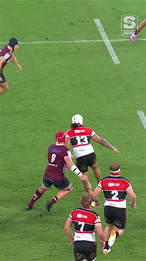 Harry Wilson's INSANE Kick Sets Up Carter Gordon's Try! 🔥 | Queensland Reds