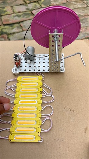 DIY Power Generator Using Pulley & Dynamo Motor | Dc Motor Project