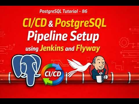 CI/CD & PostgreSQL Pipeline Setup using Jenkins and Flyway Steps #cicd #postgresql #jenkins #flyway