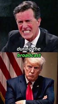 Trump Lawyers Sent Colbert a Warning — He Tore It Up on Live TV 😳 Audience ERUPTS! #shorts