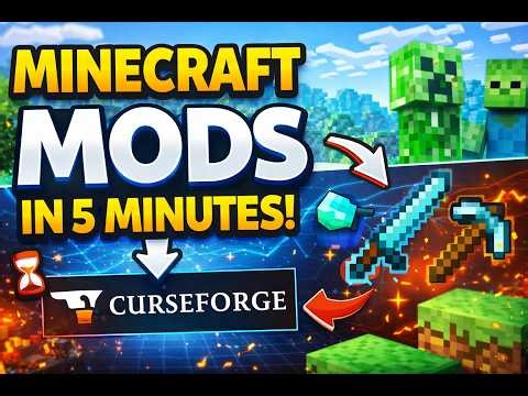 How to Mod Minecraft Java - (2026) CurseForge Mods (Step-by-Step)