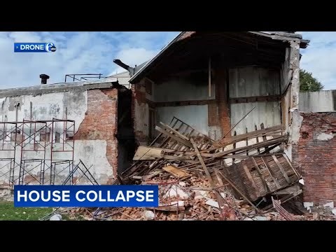 2 workers hurt after house collapses in despite stop‑work order