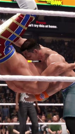 Once Cena grabs the STF, it’s game over #JohnCena #WWE2K25 #STF #WWEShorts #WWEGameplay #NeverGiveUp