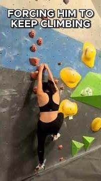 I forced a fan to Rockclimb ☠️