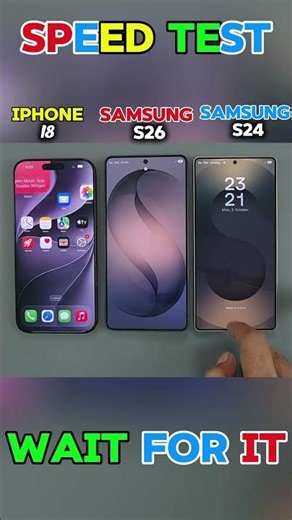 🔥💥iPhone 18 vs iPhone 17 vs iPhone 16 Speed Test !