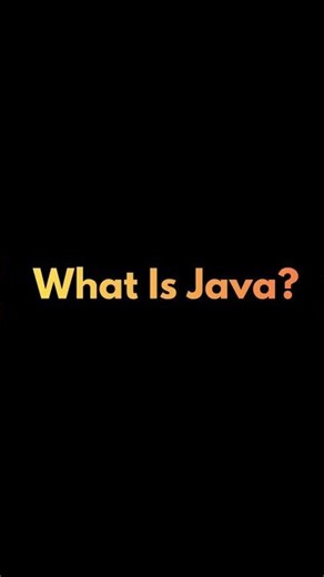 Java in 30 Seconds 🔥 | What is Java? #java #javatutorial #learnjava #programming