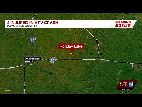 4 injured in ATV crash in Poweshiek County