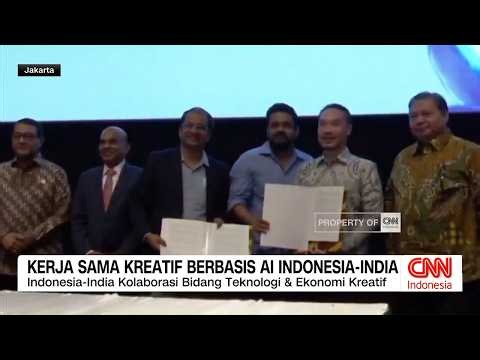 Bidik Pasar Global, Indonesia-India Luncurkan Koridor Kreatif Berbasis AI
