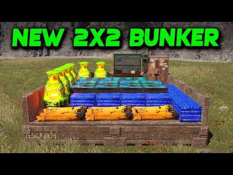 NEW BUNKER 2x2 In Rust / Rust Building Tutorial 2026