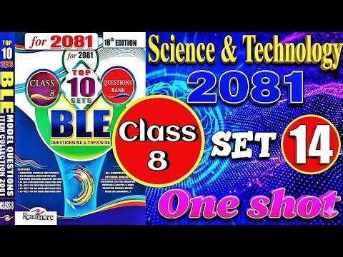 SET-14 | Science | BLE 2081 | Readmore Publication | One Shot Solution 