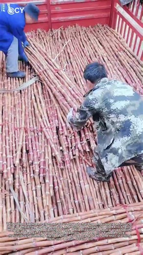 Farmers' Secret to Stronger Crops! 🌾 How to Fix & Stack Sugarcane Like a Pro