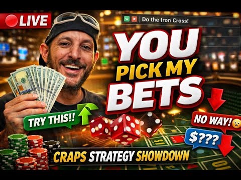 Viewers Control My Bets! Testing YOUR Craps Strategies