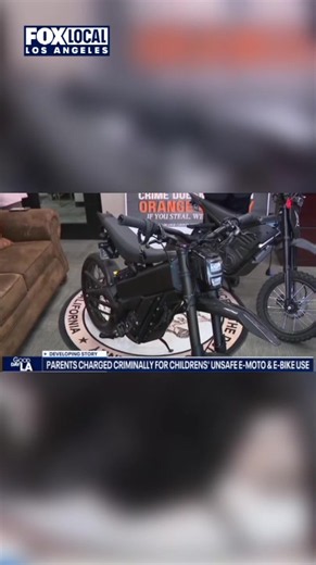 Parents in Orange County are facing serious legal trouble over their kids' e-bikes and e-motorcycles. 🚨 The OC DA announced that 12 parents have now been charged with child endangerment—and even involuntary manslaughter—after allowing minors to ride illegal, high-powered e-motos that went over 20 mph. Officials say 50 MORE parents are under investigation. If a vehicle doesn't have working pedals or goes over 20 mph, California legally classifies it as a motorcycle. That means you need a license