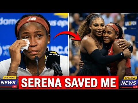 She SAVED Me!” — Coco Gauff BREAKS DOWN in Live Tribute to Serena Williams