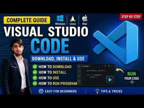 VS Code Download & Installation Guide 2026 | Windows & Linux | Visual Studio Code for Beginners