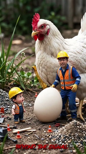 🎬 YouTube Shorts TitleTiny Workers vs GIANT Chicken 🐔😂 | Baby Boss Runs for His Salary! #Shorts