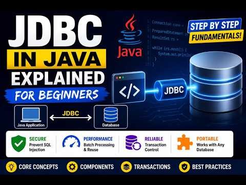 JDBC Tutorial for Beginners | Java Database Connectivity Made Easy