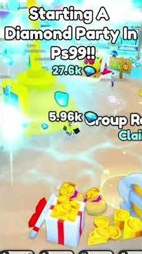 I Started a DIAMOND PARTY in PS99 💎🎉