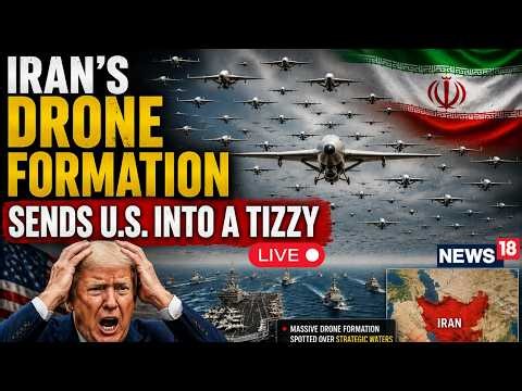 LIVE | Multiple Drones Moving As One: US Pilot Describes Interconnected Iranian Drone Swarm | N18G