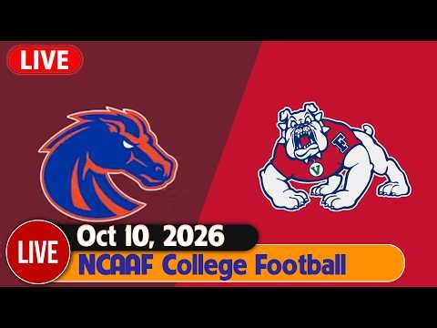 Fresno State vs Boise State Live HD | NCAAF College Football Week 6 Live 2026