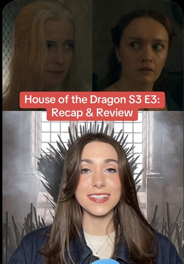 HOUSE OF THE DRAGON S3 E3 RECAP & REVIEW: This week’s episode of The House of the Dragon featured Rhaenyra having the worst first day on the Iron Throne as rats take over the castle, the faith won’t coronate her, the smallfolk have a million requests, corlys chose today to get his sons legitimized AND daeron turns out to not be daeron. this was one of my favorite episodes of HOTD so far that felt like a return to the politicking of early game of thrones episodes. Watch my breakdown and reaction 