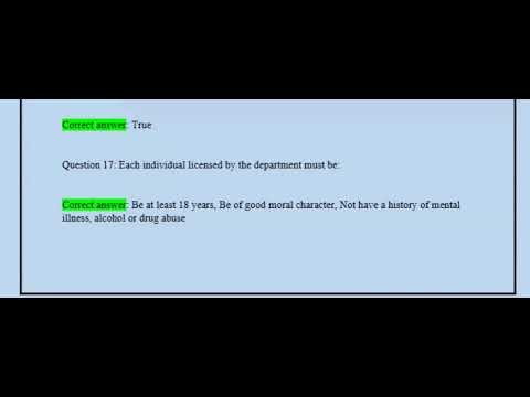 FLORIDA SECURITY GUARD EXAM TEST QUESTIONS WITH CORRECT AND VERIFIED ANSWERS