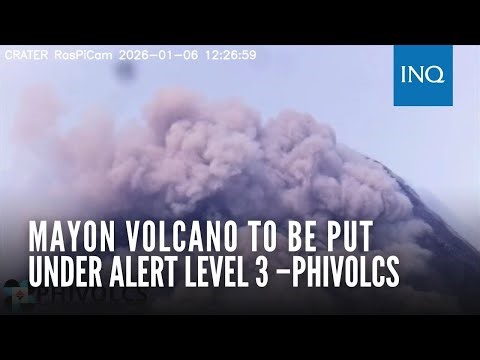 Mayon Volcano to be put under Alert Level 3 –Phivolcs