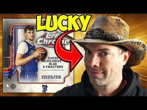 Hot Hands McGee Opens Topps CHROME Basketball MEGA BOXES 2025/26