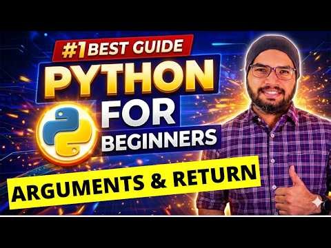 #32 Functions with Arguments & Return Statement in Python