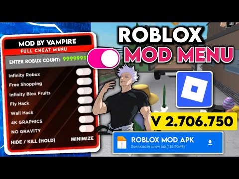 New🚀 Roblox MOD MENU APK V2.706.750 2025 Unlimited Robux, Fly & God Mode | Roblox MOD MENU