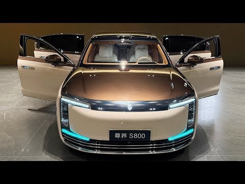 Huawei Maextro S800 - 1333km Range Flagship Luxury Sedan Walkaround
