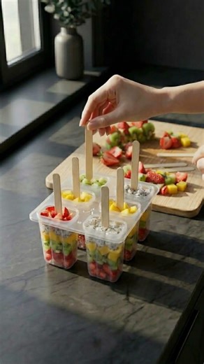 ZERO Sugar Popsicles?! 🍉💧#healthyrecipes #recipe