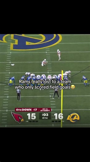 Rams Really Lost to a Team That Only Scored Field Goals 😭