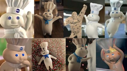 Pillsbury Doughboy Commercials Compilation All Poppin' Fresh Ads Review