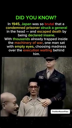 How a Japanese Prisoner Cheated Death #darkhistory #ww2