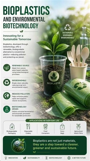 Bioplastics|Environmental biotechnology|Biotechnology|Future biotechnologist.