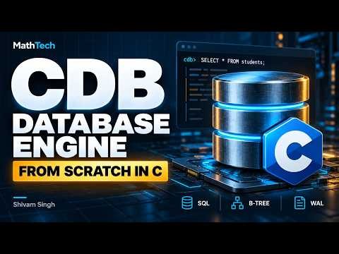I Built a Database Engine in C from Scratch | SQL, B-Trees & Transactions