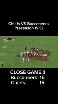 Close NFL Game! #buccaneers #chiefs #nfl #nflfootball #nflhighlights #football