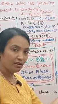 Kuhn Tucker Conditions with 2 Variables Constraints OT Most Important Previous y