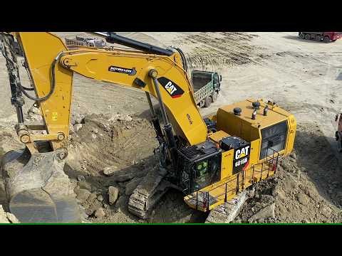 Caterpillar 6015B Excavator | Loading Trucks in Just Two Passes - Sotiriadis Mining Works