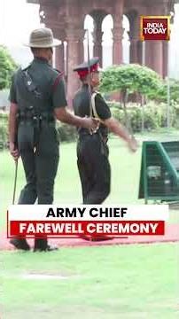 Watch: Outgoing Army Chief Gen. Upendra Dwivedi Receives Ceremonial Guard Of Honour | #army