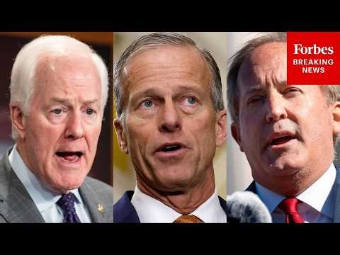 BREAKING: John Thune Holds Briefing After Trump Endorses Ken Paxton Over John Cornyn In TX Race