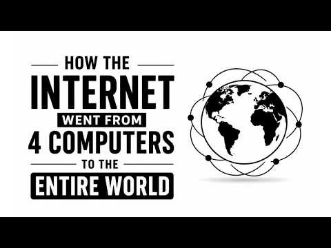 How the Internet Went From 4 Computers to the Entire World