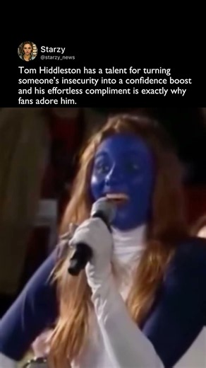 TOM HIDDLESTON COMPLIMENTING A FAN'S VOICE IS PURE CHARM