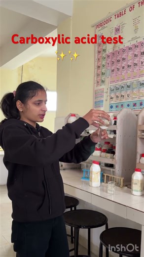 "Carboxylic Acid Test NaHCO₃ | Bubbles!" = ? Gas Test | Class 10 #class10chemistry #class10th