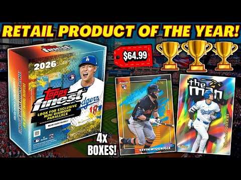 *RETAIL PRODUCT OF THE YEAR!🤯 2026 TOPPS FINEST BASEBALL MEGA BOX REVIEW!⚾️