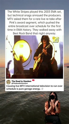 The night The White Stripes broke MTV's live broadcast schedule.