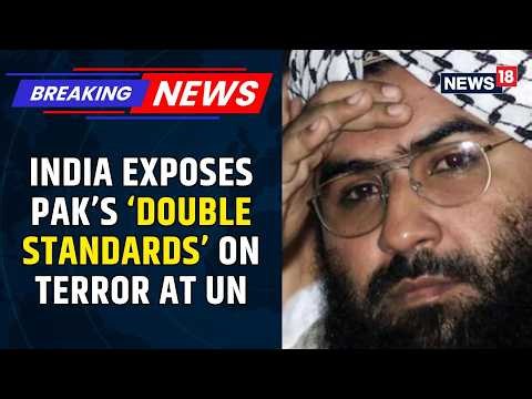 India SLAMS Pakistan At UN Over Terrorism, Questions Masood Azhar Bounty | Jaish-e-Mohammed | News18