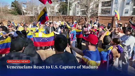 Venezuelans around the world are celebrating the capture of Nicolás Maduro, including in Florida, home to the largest Venezuelan community in the United States. CBS News' Cristian Benavides reports from Doral, Florida, where many Venezuelans have hope for their country. | CBS Evening News